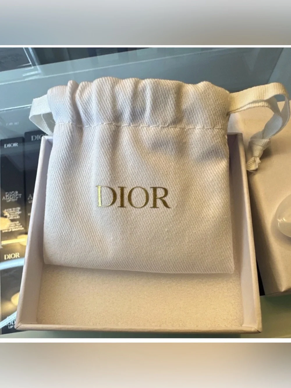 Exclusive Dior White Stone Face (Gua Sha)Massage Tool with Pouch & Box 🤩🤍